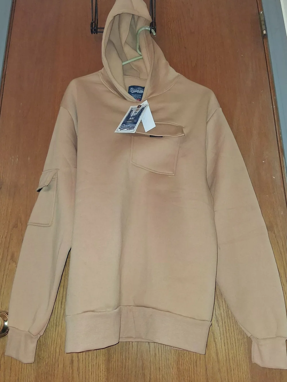 Brooklyn's Best Crewneck Hoodie in Camel Tan